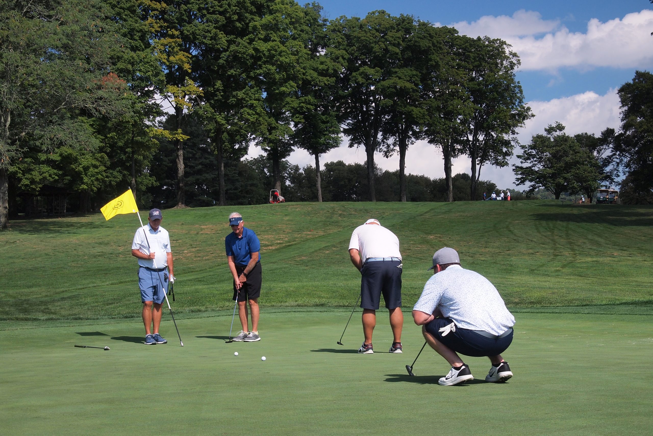 Golfers play on Saucon Valley's Old Course